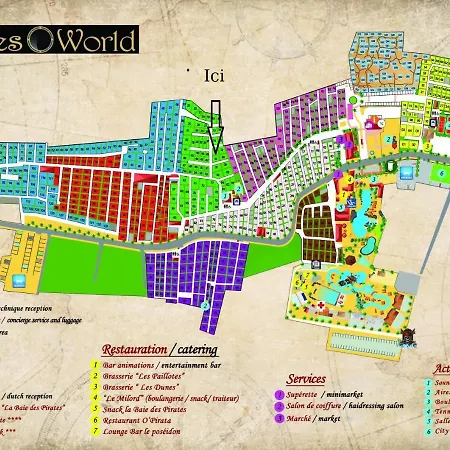 Mobilhome Dans Les Sables D'or Агд